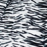 Velboa White Tiger print