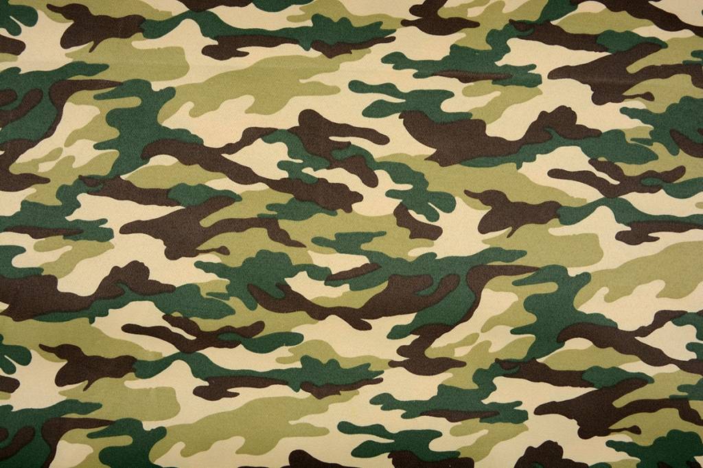 Army Polyester Katoen Groen Bruin