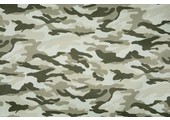 Army Polyester Cotton Beige Green