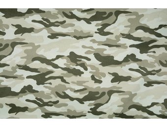 Army Polyester Katoen Beige Groen