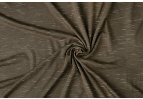 Viscose Slub Melange Mocha Brown