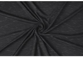 Viscose Melange Slub Donker Grijs