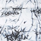 Printed Cotton Linenlook Bamboo plant