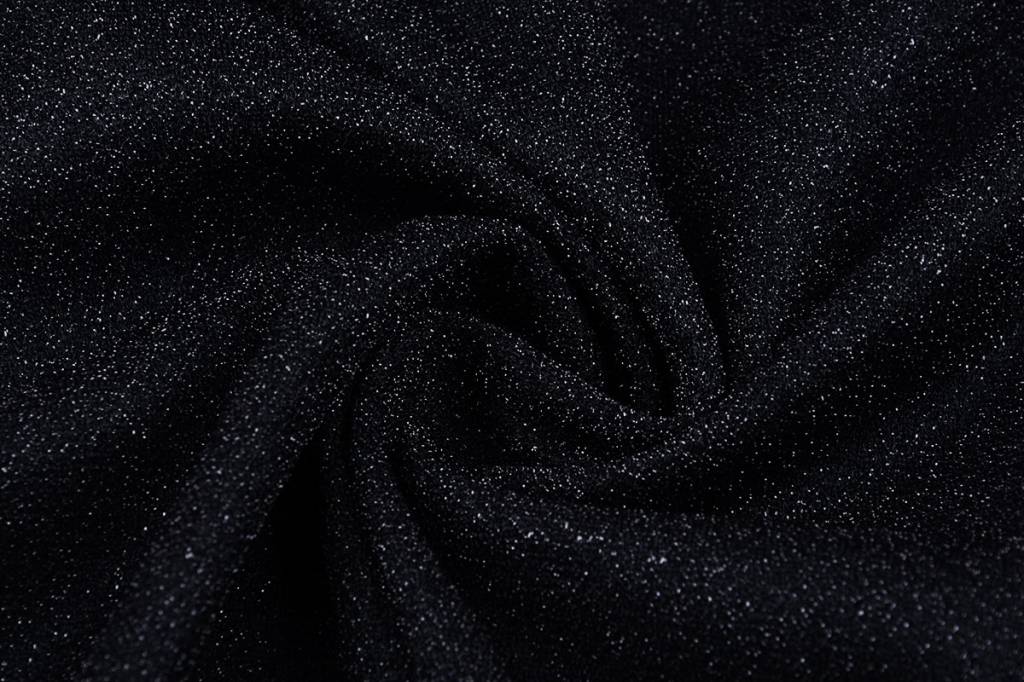 Lurex Dance Black - YES Fabrics