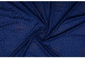 Suede Gold Drop Royal Blue