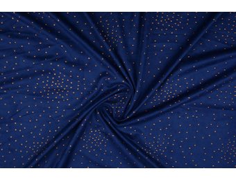 Suede Gold Drop Royal Blue