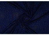 Suede gold drop Navy