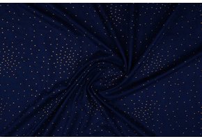 Suede gold drop Navy