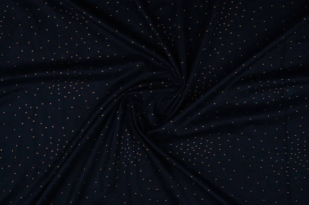 Wildleder Gold Drop Schwarz