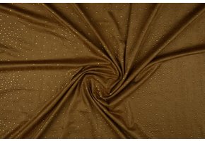 Suede gold drop Mocha Brown