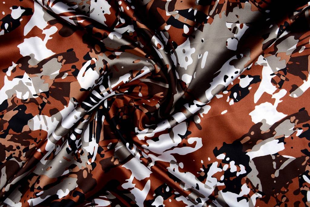 Stretch Satin Bedruckt Multicolor 32