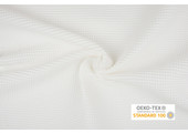 Waffle Pique Fabric Creme