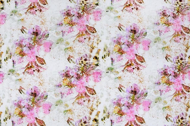 Viscose Jersey Panterbloem Creme