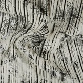 Gestreept Nep Bont-Foil Beige