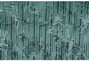 Stripe Fur Foil Old Mint Green