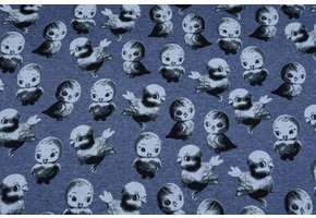 Jogging bedrukt doubleface Vogeltje Jeans