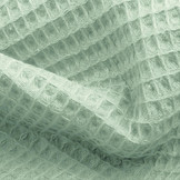 Waffle Pique Fabric Old Mint