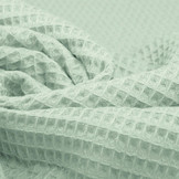 Waffle Pique Fabric Old Mint
