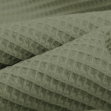 Waffle Pique Fabric Light Army Green