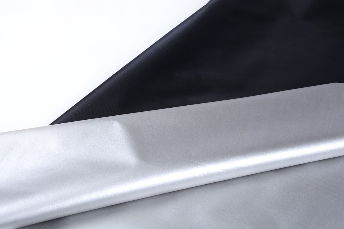 Black Out Silver Coated Fabric - YES Fabrics