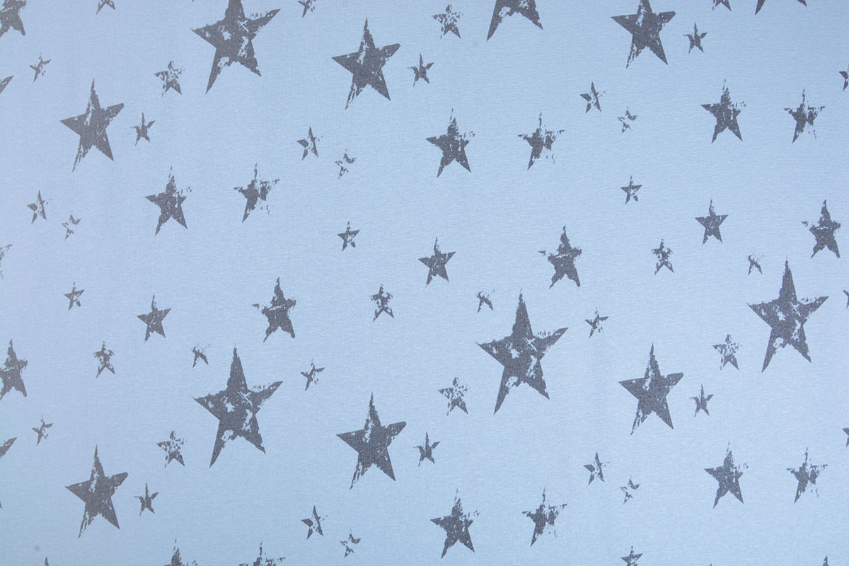 Jogging Alpenfleece Small star Big star Blue Grey