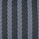 Multi Color Gebreide kabel stof tricot Grijs Donker Grijs