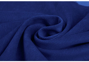 Rib Fabric 16 W Corduroy Cobalt Blue