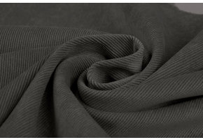 Rib Stof 16 W Corduroy Donker Grijs