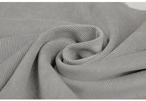 Rib Fabric 16 W Corduroy Light Grey