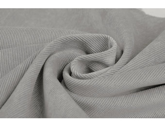Rib Fabric 16 W Corduroy Light Grey
