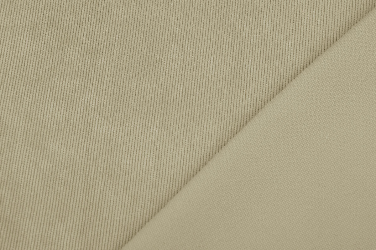Rib Stof 16 W Corduroy Kaki Beige