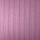 Knitted Cable fabric tricot Dark Old Pink