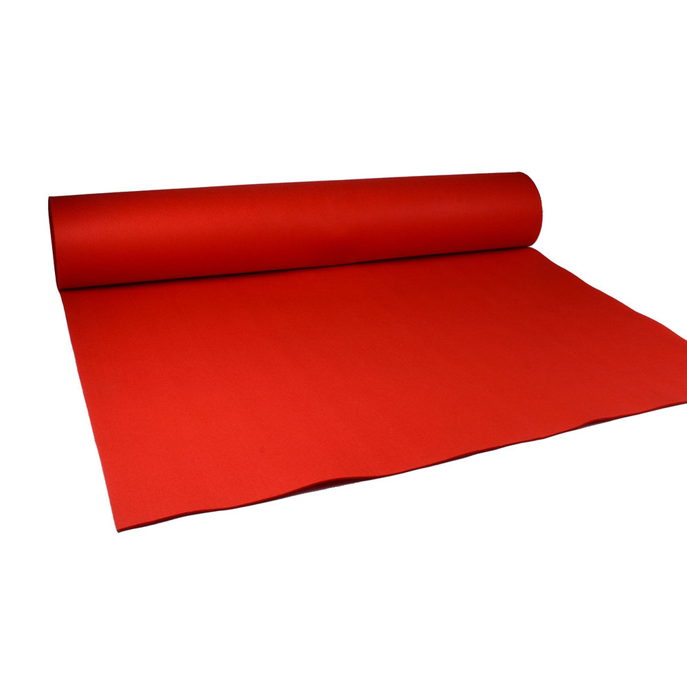 Begin Melancholie Nutteloos Rode loper stof Dik- 1 meter breed - YES Fabrics