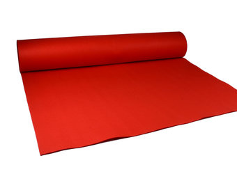 Roter Teppich Stoff Dick - 1 Meter breit