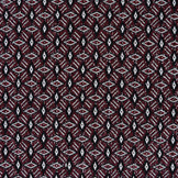 Jacquard Knitted Diamond Bordeaux