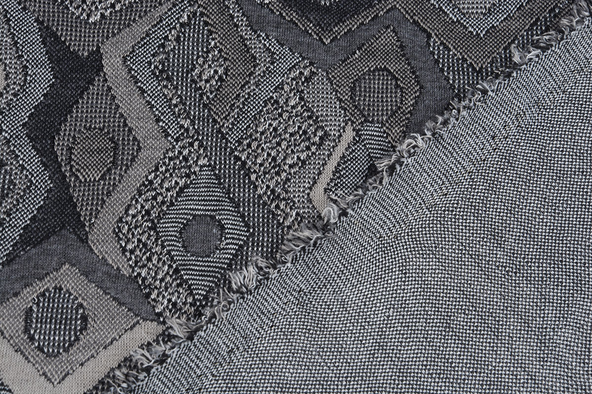 Jacquard Knitted Picassa Grey
