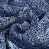 Jacquard Knitted Picassa Blue