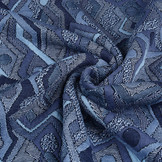 Jacquard Knitted Picassa Blue