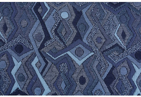 Jacquard Knitted Picassa Blue