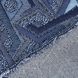 Jacquard Gestrickt Picassa Blau