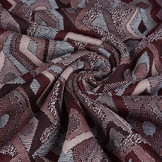 Jacquard Gestrickt Picassa Bordeaux