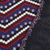 Jacquard Gebreid Dots Bordeaux