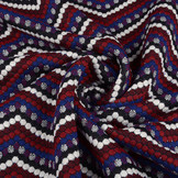 Jacquard Knitted Dots Bordeaux