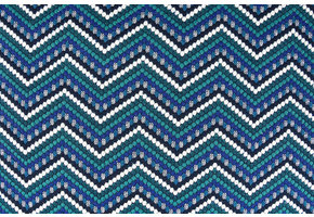 Jacquard Gebreid Dots Zeegroen