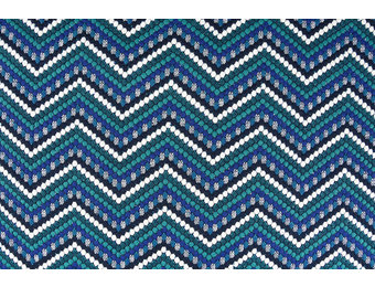 Jacquard Gestrickt Punkte Meergrün