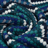 Jacquard Gebreid Dots Zeegroen