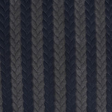 Gebreide Kabel Stof Tricot Marine Grijs