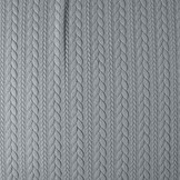 Knitted Cable fabric tricot Grey