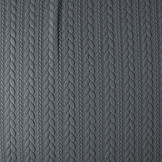 Gebreide kabel stof tricot Donker Grijs