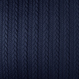 Knitted Cable fabric tricot Navy